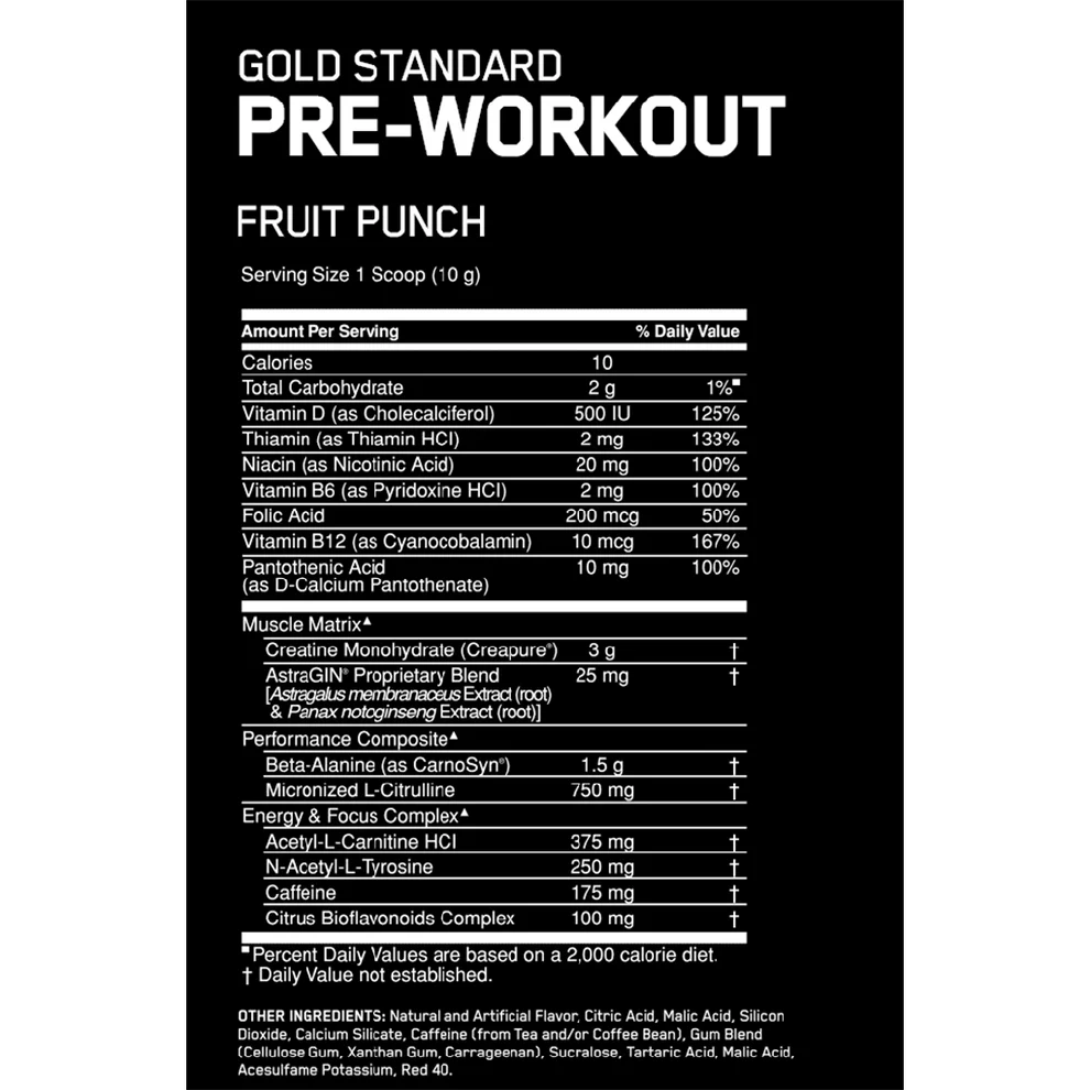 Optimum Nutrition Gold Standard Pre-Workout