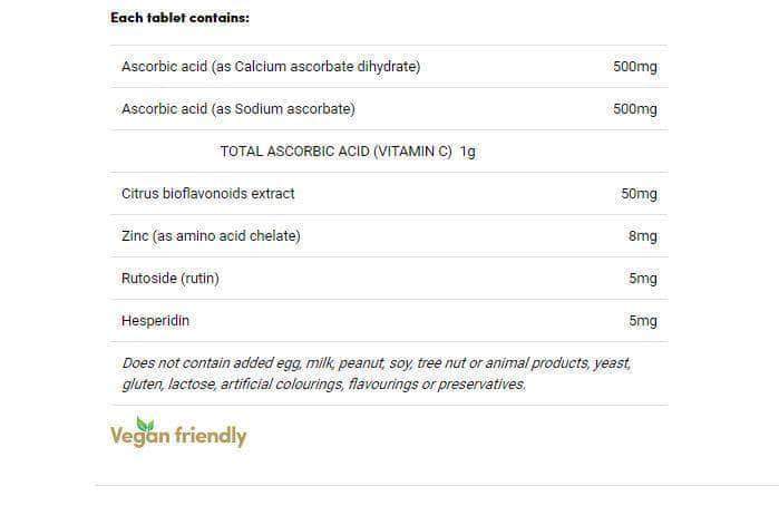 Herbs of Gold Vitamin C 1000