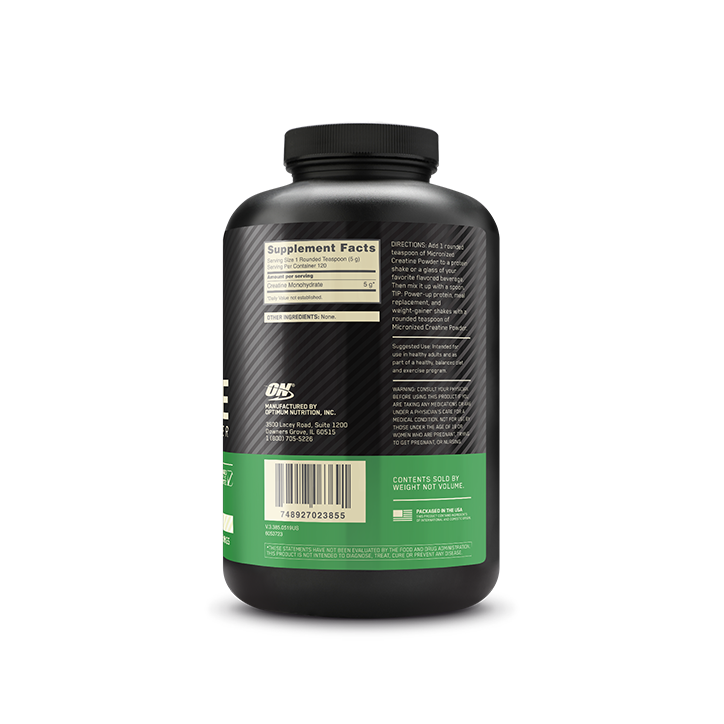 Optimum Nutrition Micronized Creatine Monohydrate Powder